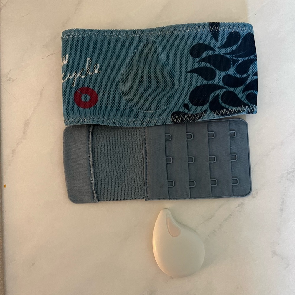 Temp drop arm band and device